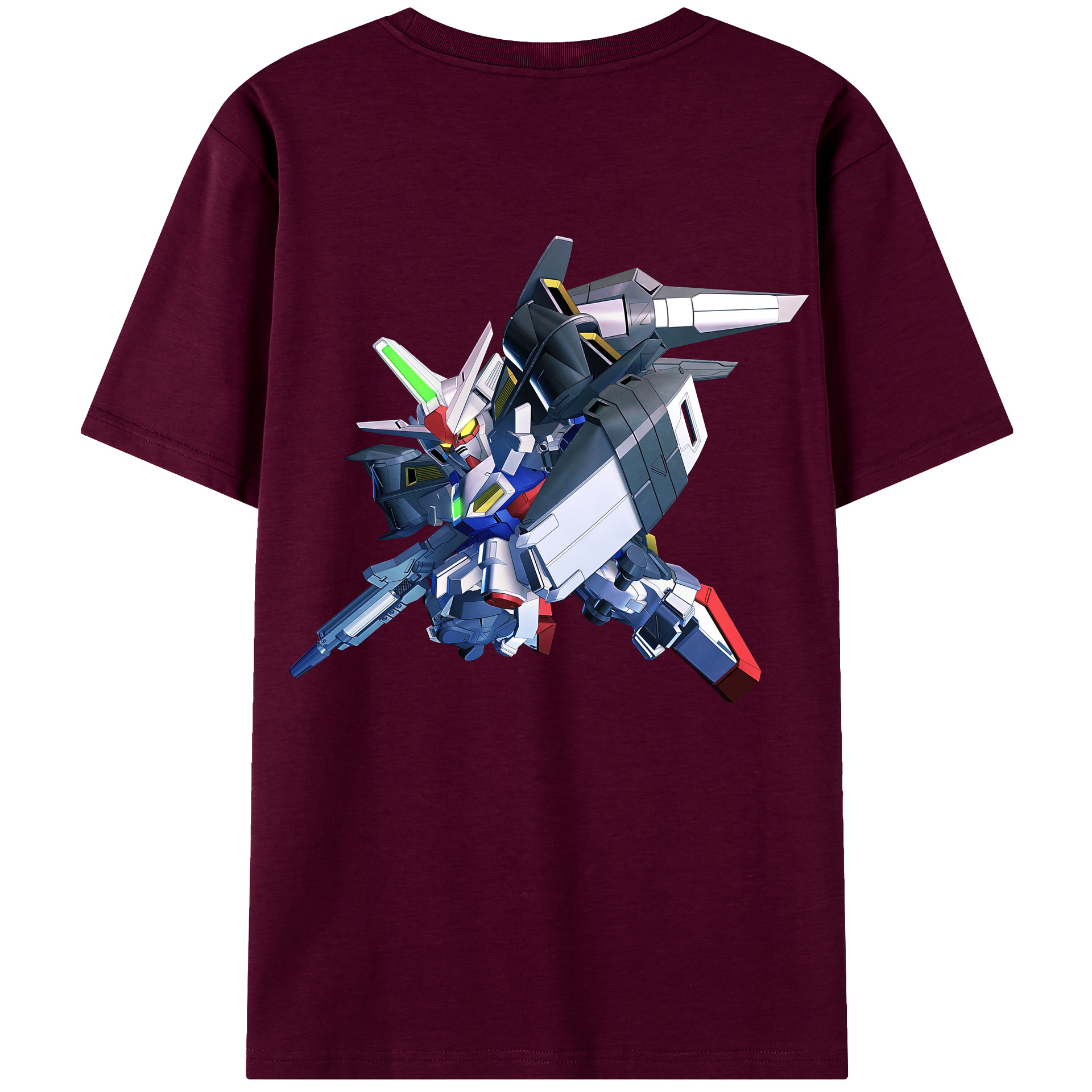 （画像用） 機動戦士ガンダム Mobile Suit Gundam レディース半袖Tシャツ(バックプリント)